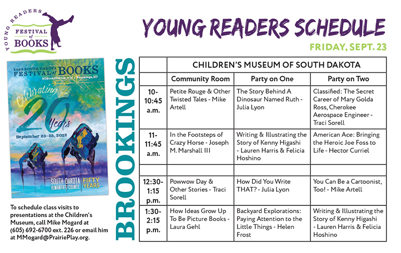 A graphic of the Young Reader's Schedule. 