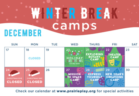 Register Now for Winter Break Camps