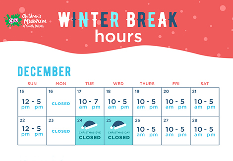 Holiday Activities, Winter Break, and More!