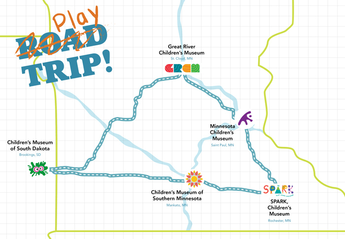 Play Road Trip Map Route