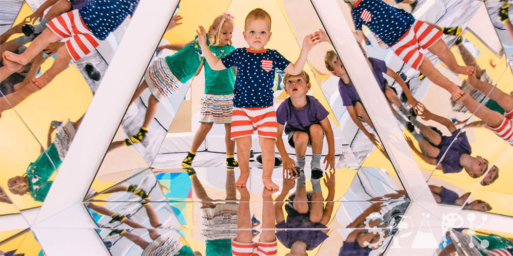 Explore reflections at SPARK, the Children’s Museum of Rochester, MN.