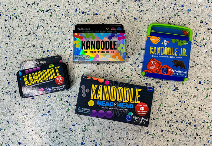 We have a variety of Kanoodle game options. 