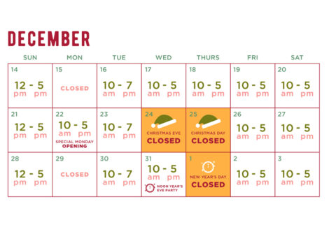 Holiday Activities, Winter Break, and More!