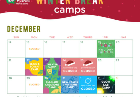 Winter Break Camps, Preschool Classes, and More!